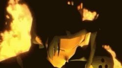 Sephiroth Original Game Fire Scene GIF