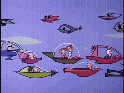 September 23 1962 Jetsons January 2020 No Flying Cars Cartoon GIF
