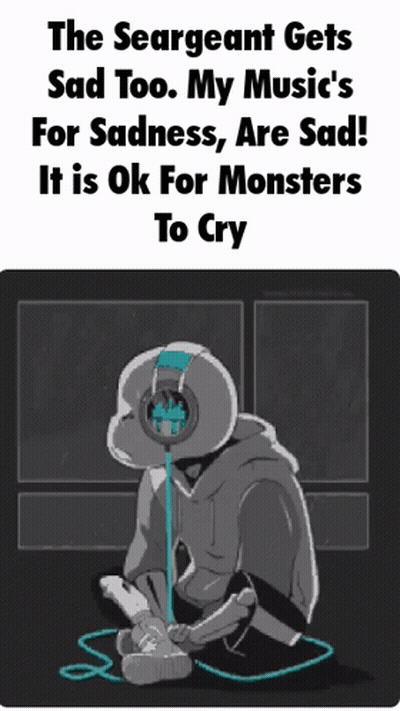 Sergeant Gets Sad Too Poster GIF