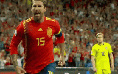 Sergio Ramos Tongue Out Reaction GIF