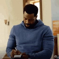 Series Laroyce Hawkins As Kevin Atwater Taking Notes GIF