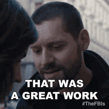 Serious Bearded Man Compliment  Great Work GIF