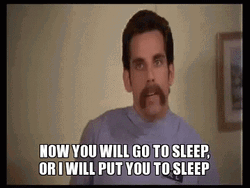 Serious Ben Stiller Sleep GIF