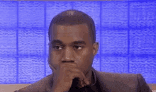 Serious Face Bored Thinking Kanye West