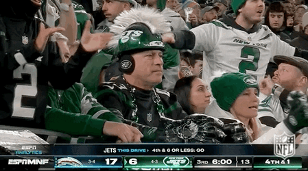 Serious Face OF Jets Fans GIF