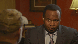 Serious Guy Eyebrows Up  GIF