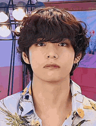  Serious Kim Taehyung Suddenly Laugh GIF