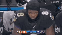 Serious Lamar Jackson Face GIF