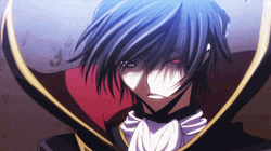 Serious Lelouch Lamperouge Staring  GIF