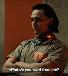 Serious Loki What Do You Want GIF