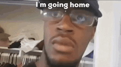 Serious Man Says Im Going Home GIF