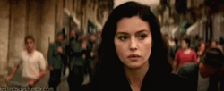 Serious Monica Bellucci GIF