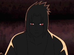 Serious Sasuke With Sharingan GIF