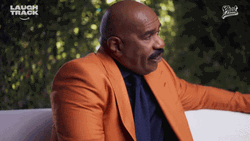 Serious Steve Harvey Mhm GIF