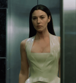 Serious Talking Monica Bellucci GIF