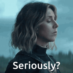 Seriously Face Turn Loop Sylvie Loki Marvel Movie GIF