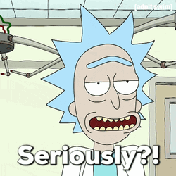 Seriously Oh My God Animated Rick Morty Show GIF