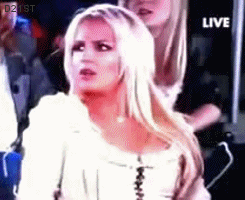 Seriously Shocked Britney Spears Security Video GIF