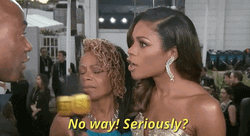 Seriously Shocked Naomi Harris Golden Globes GIF