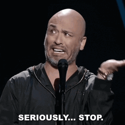 Seriously Stop Funny Reaction Jo Koy Stand Up  GIF