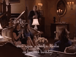 Serving A Happy Birthday Wine GIF