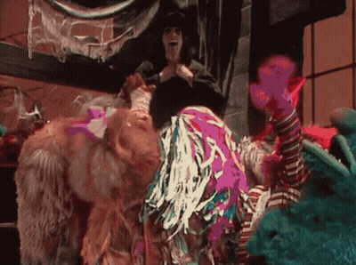 Sesame Street Characters Including Elmo And Muppets GIF
