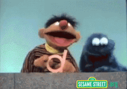 Sesame Street Cookie Counter Muppet GIF