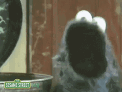 Sesame Street Cookie Monster Muppet GIF
