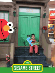Sesame Street Happy Kid GIF