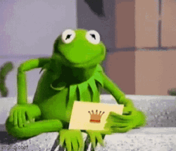 Sesame Street Kermit Suicide Falls Down Hole GIF