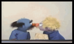 Sesame Street Muppet Letter C GIF