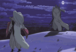 Sesshomaru And His Father GIF