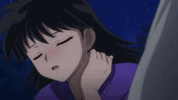 Sesshomaru Catching Rin Fainting GIF