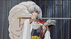 Sesshomaru Powerful Sword Bakusaiga  GIF