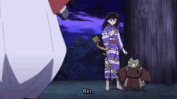 Sesshomaru Ready To Kill Rin GIF