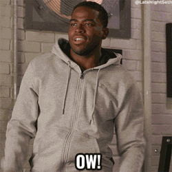 Seth Meyers Ow Thats Cold GIF