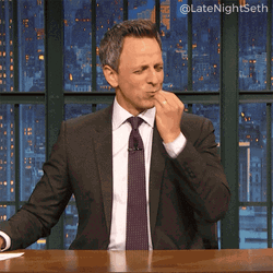 Seth Meyers Perfecto Chef Thanks GIF