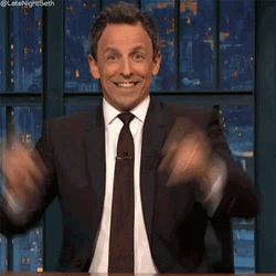 Seth Meyers Pointing GIF