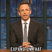 Seth Myers Demanding More Explaining To Do  GIF