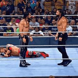 Seth Rollins Fights On The Ring GIF