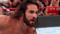 Seth Rollins In A Shocked State GIF