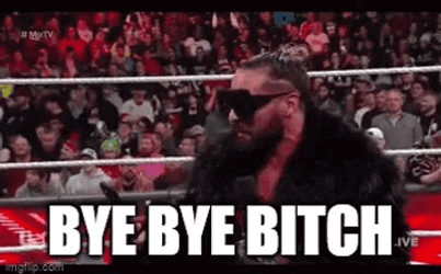 Seth Rollins Saying Goodbye GIF