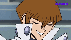 Seto Kaiba Laughing Hysterically GIF