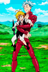 Seven Deadly Sins Ban Carrying Meliodas GIF