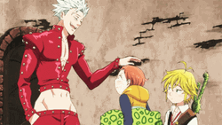 Seven Deadly Sins Ban Tapping King GIF