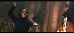 Severus Snape Expelliarmus GIF