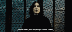 Severus Snape Good Faithful Servant GIF