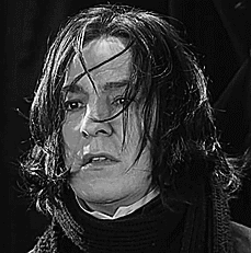 Severus Snape Greyscale GIF