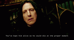 Severus Snape You Kept Him Alive GIF
