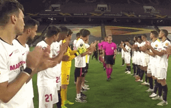 Sevilla Fc Clapping Team GIF